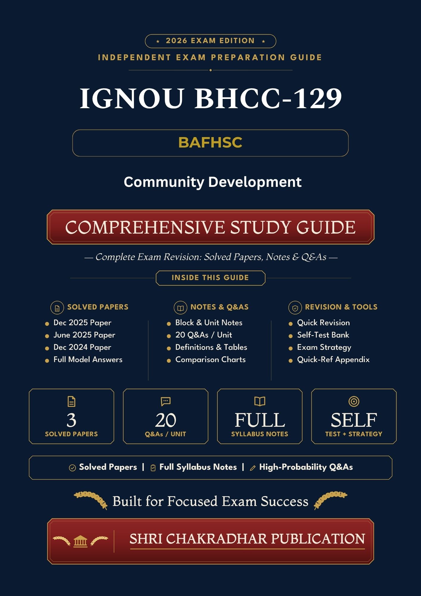 IGNOU BHCC-129 Book (Community Development) | Study Guide