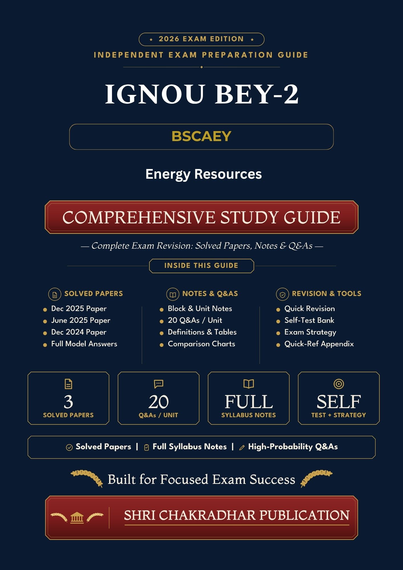 IGNOU BEY-002 Book (Energy Resources) | Study Guide