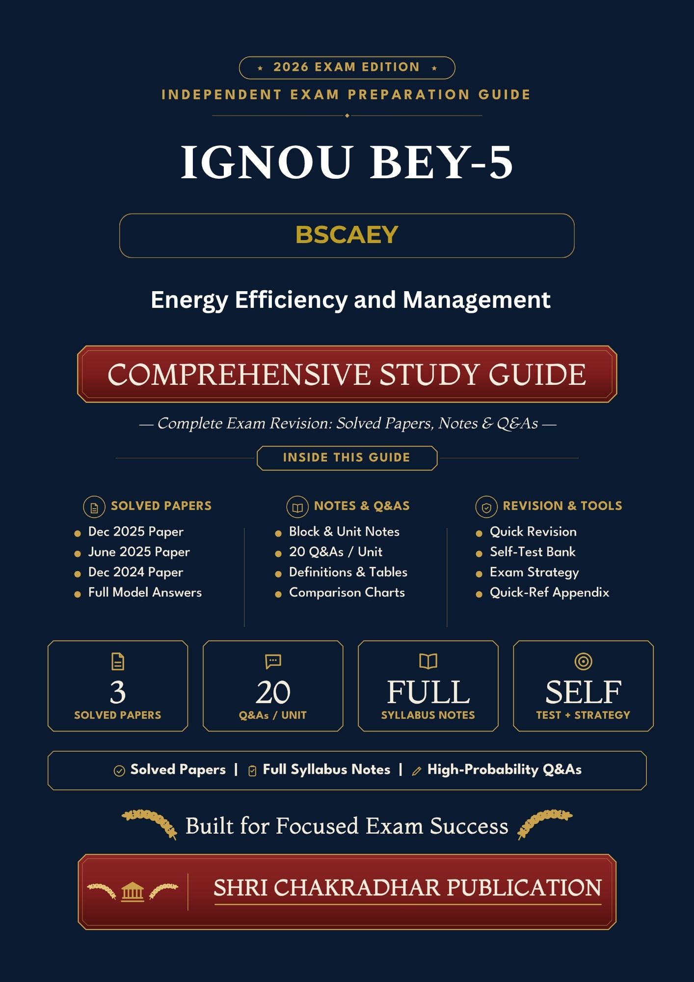 IGNOU BEY-005 Book (Energy Efficiency and Management) | Study Guide
