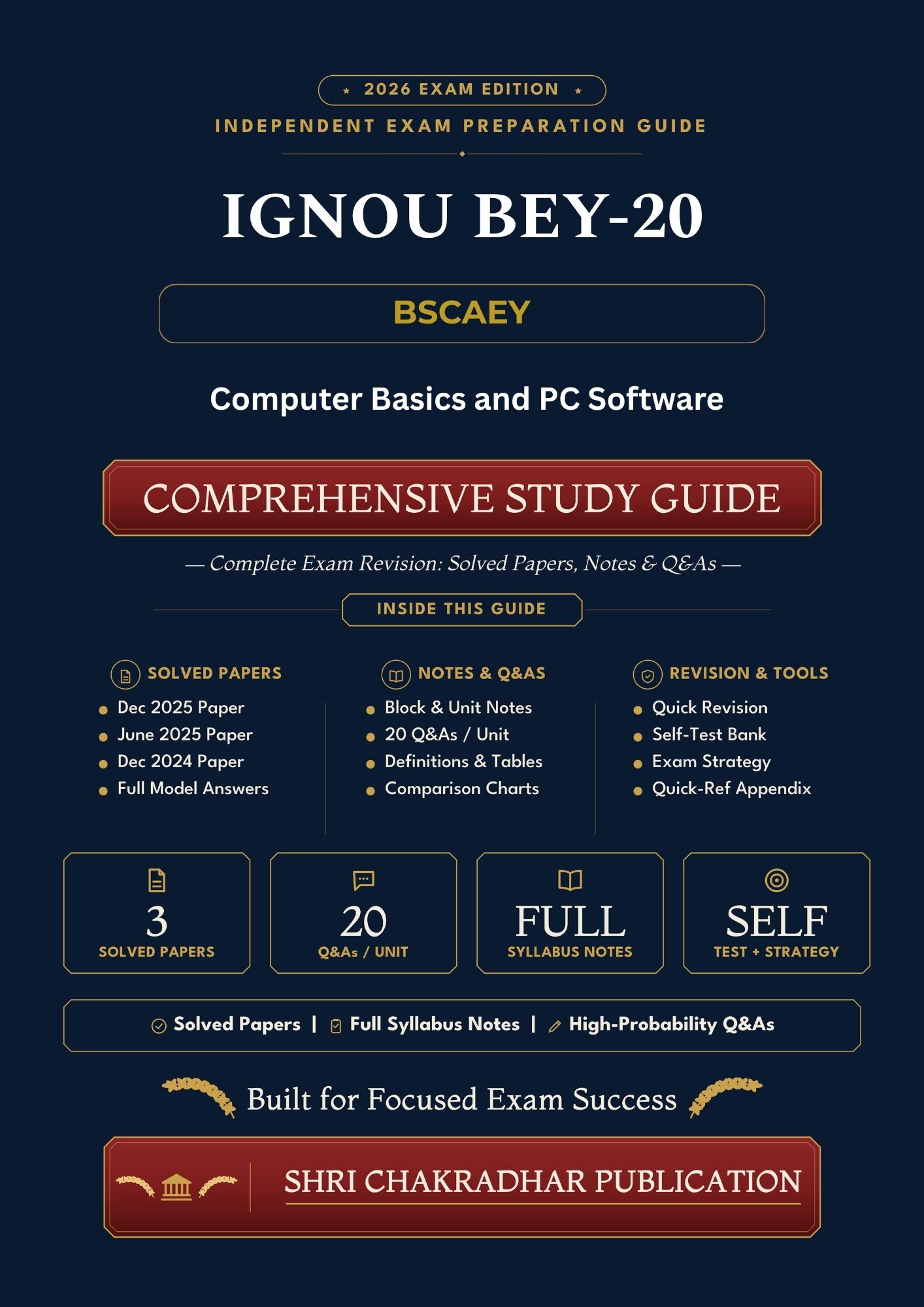 IGNOU BEY-020 Book (Computer Basics and PC Software) | Study Guide