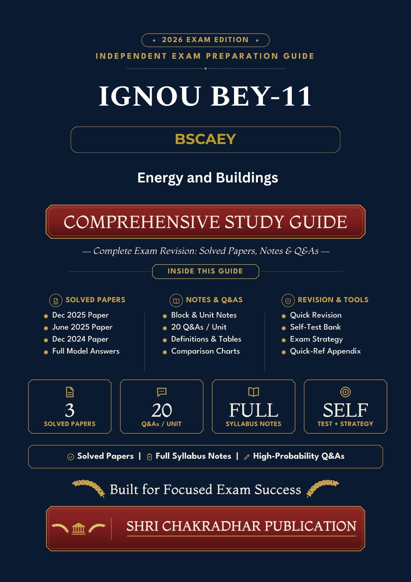 IGNOU BEY-011 Book (Energy and Buildings) | Study Guide