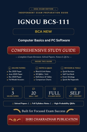 IGNOU BCS-111 Book (Computer Basics and PC Software) | Study Guide