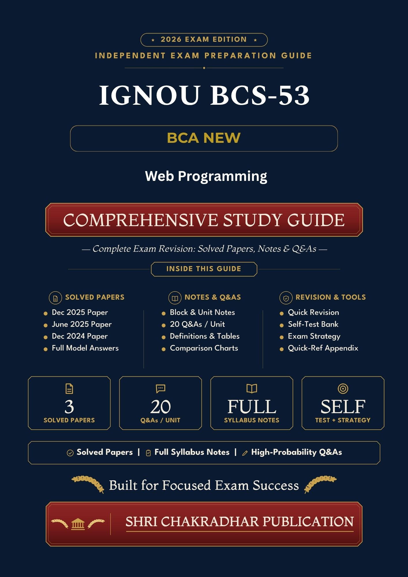 IGNOU BCS-053 Book (Web Programming) | Study Guide