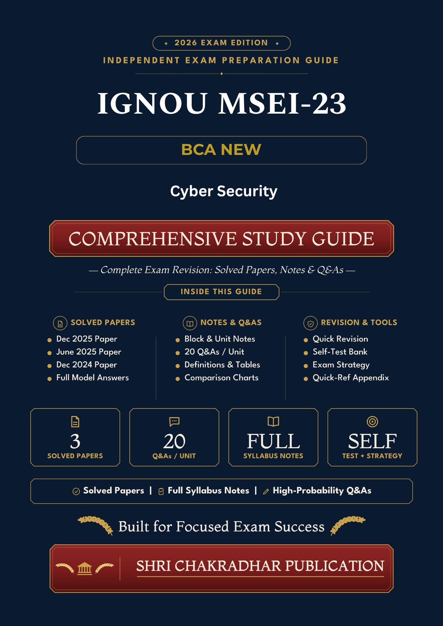 IGNOU MSEI-023 Book (Cyber Security) | Study Guide