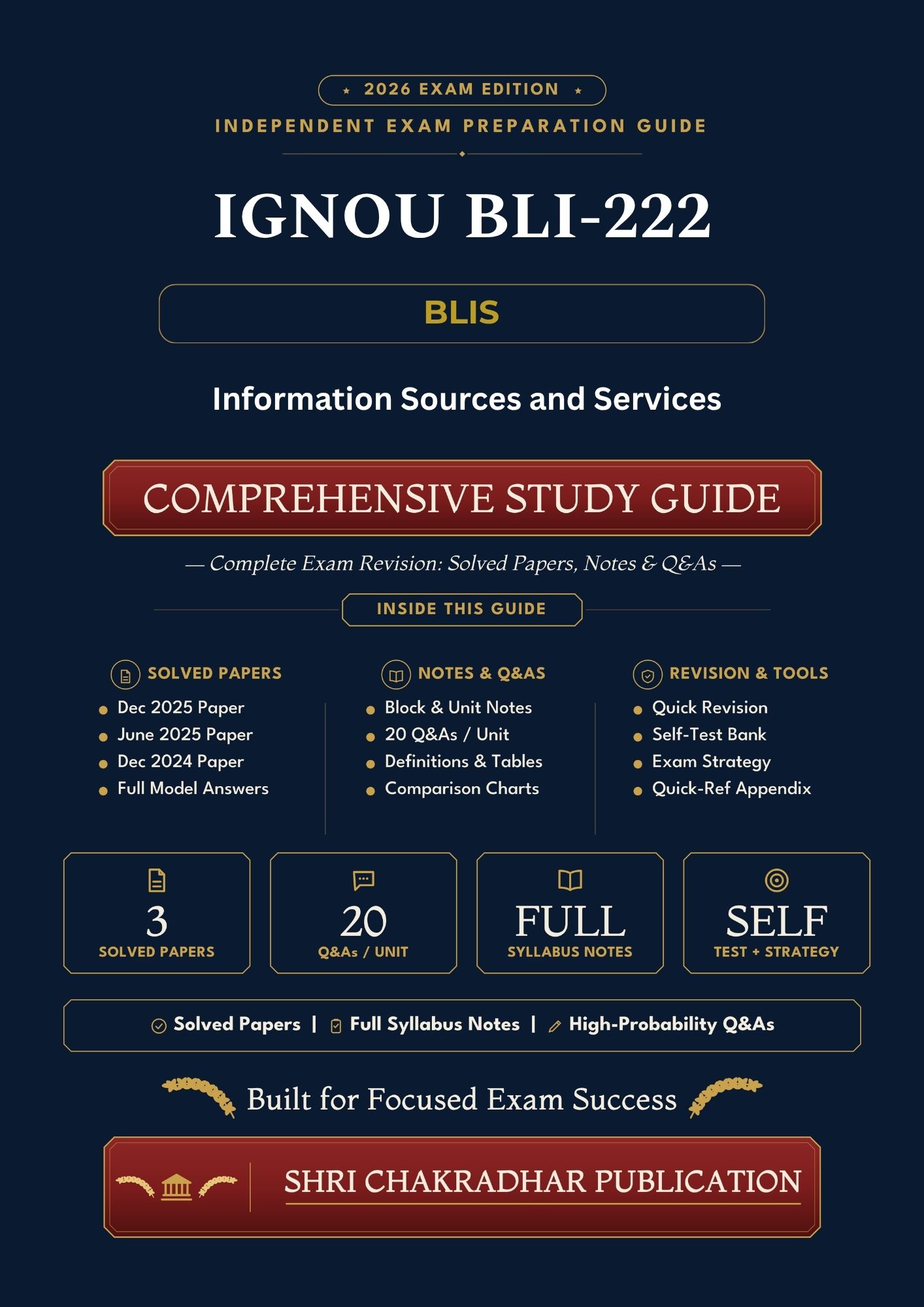IGNOU BLI-222 Book (Information Sources and Services) | Study Guide