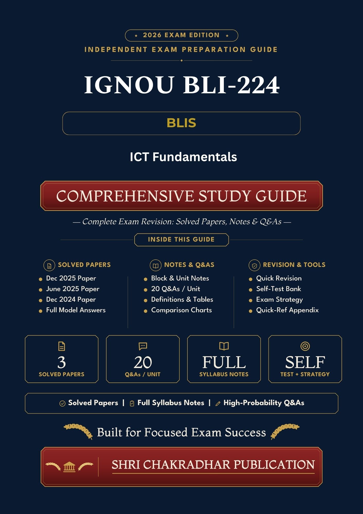 IGNOU BLI-224 Book (ICT Fundamentals) | Study Guide