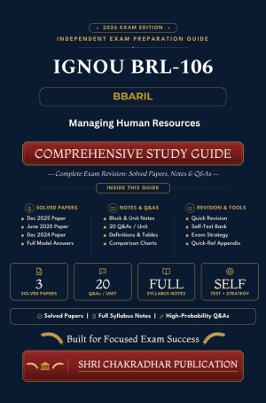 IGNOU BRL-106 Book (Managing Human Resources) | Study Guide