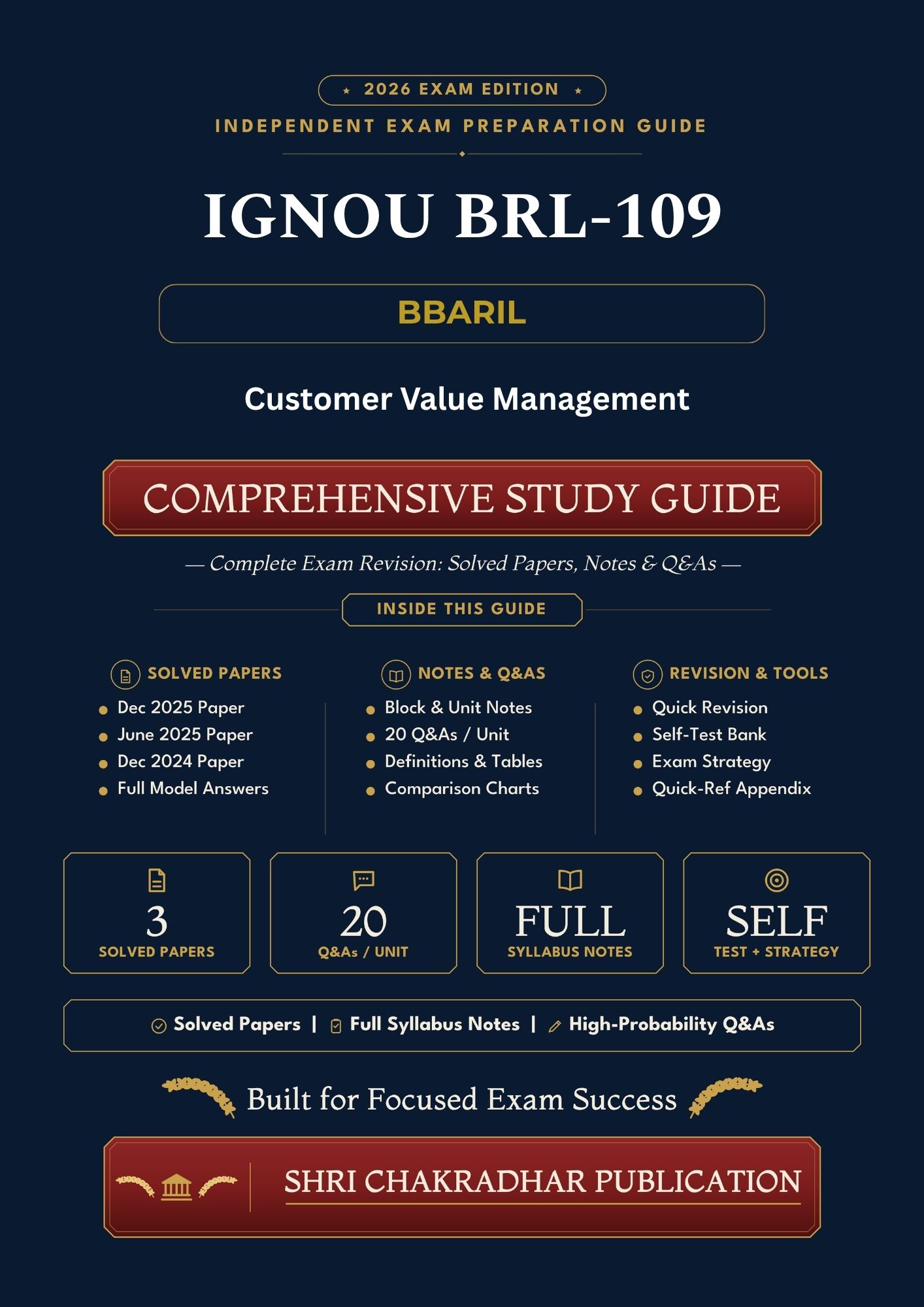 IGNOU BRL-109 Book (Customer Value Management) | Study Guide