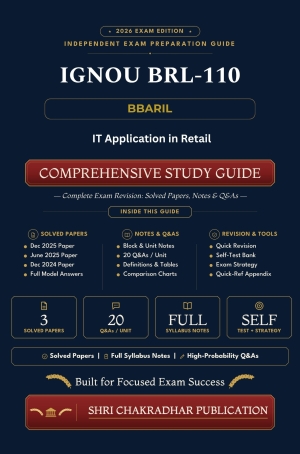 IGNOU BRL-110 Book (IT Application in Retail) | Study Guide