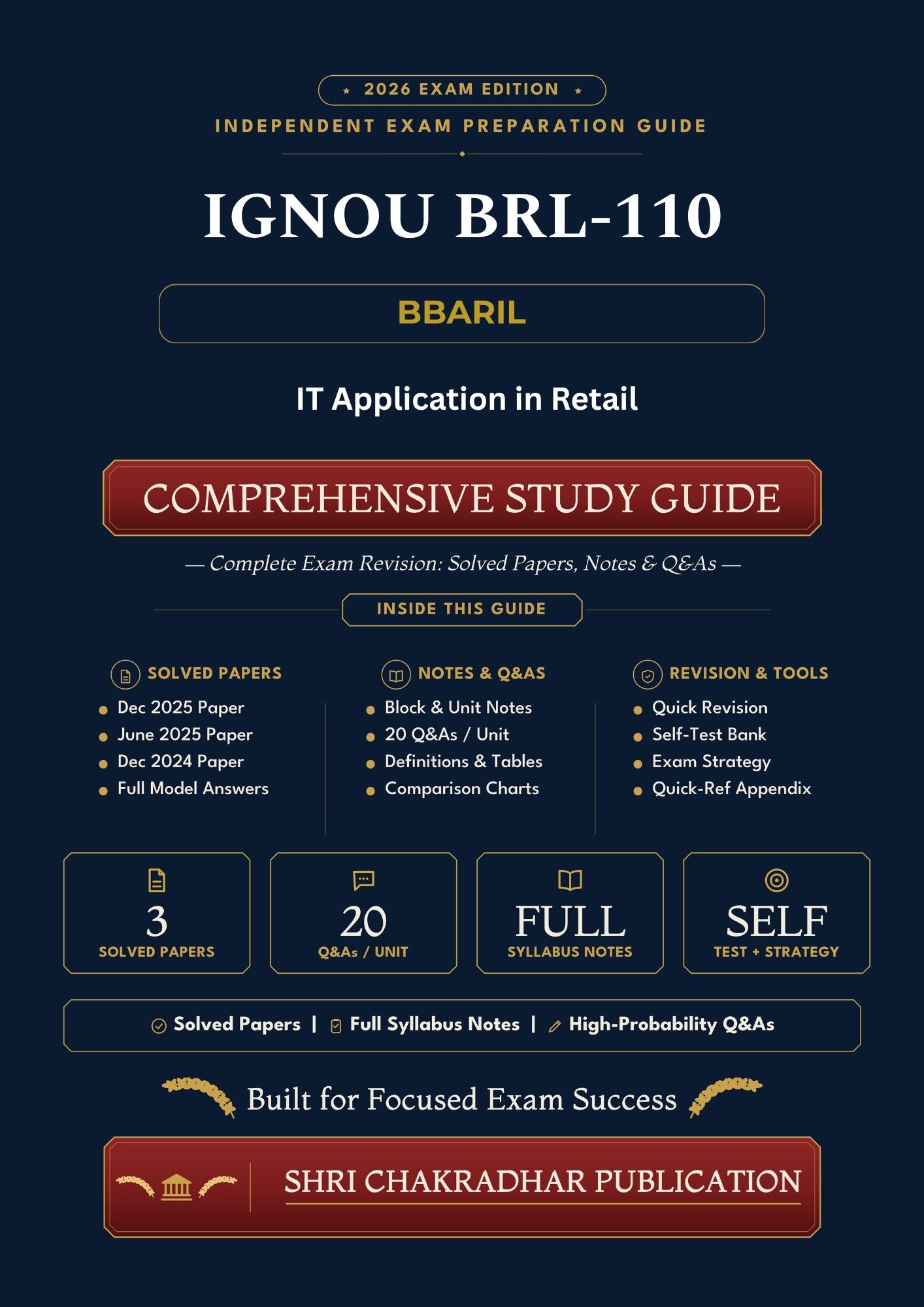 IGNOU BRL-110 Book (IT Application in Retail) | Study Guide
