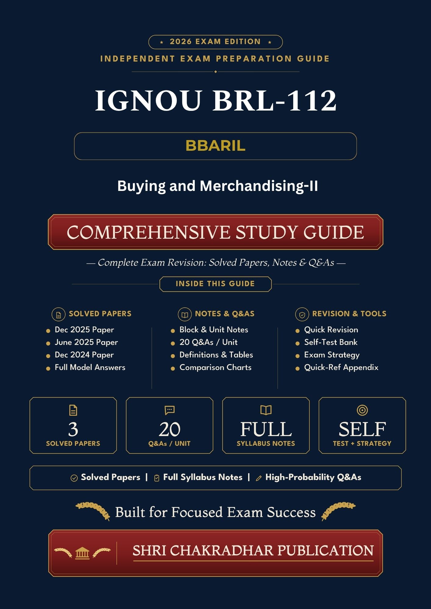 IGNOU BRL-112 Book (Buying and Merchandising-II) | Study Guide