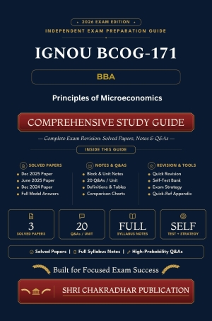 IGNOU BCOG-171 Book (Principles of Microeconomics) | Study Guide