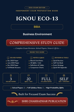 IGNOU ECO-13 Book (Business Environment) | Study Guide