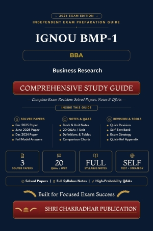 IGNOU BMP-001 Book (Business Research) | Study Guide