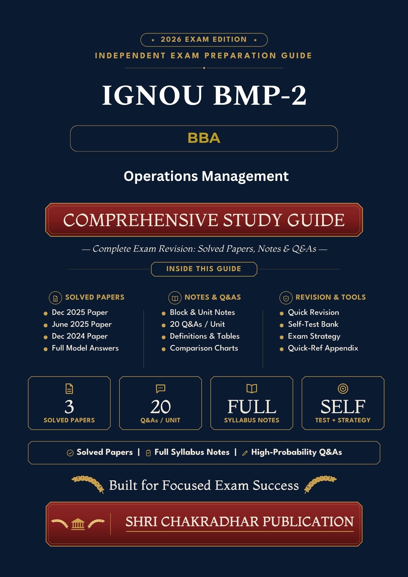 IGNOU BMP-002 Book (Operations Management) | Study Guide