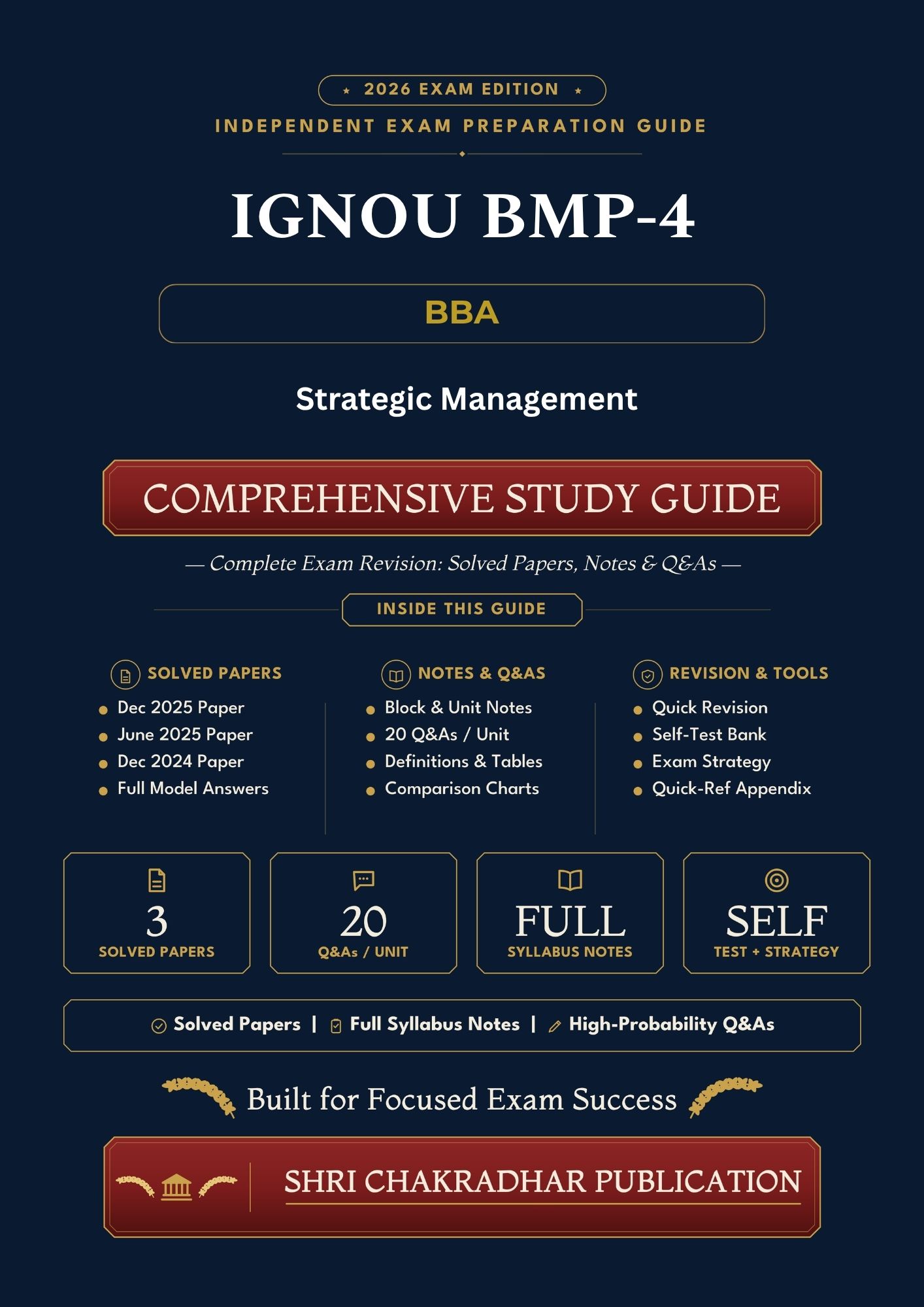 IGNOU BMP-004 Book (Strategic Management) | Study Guide