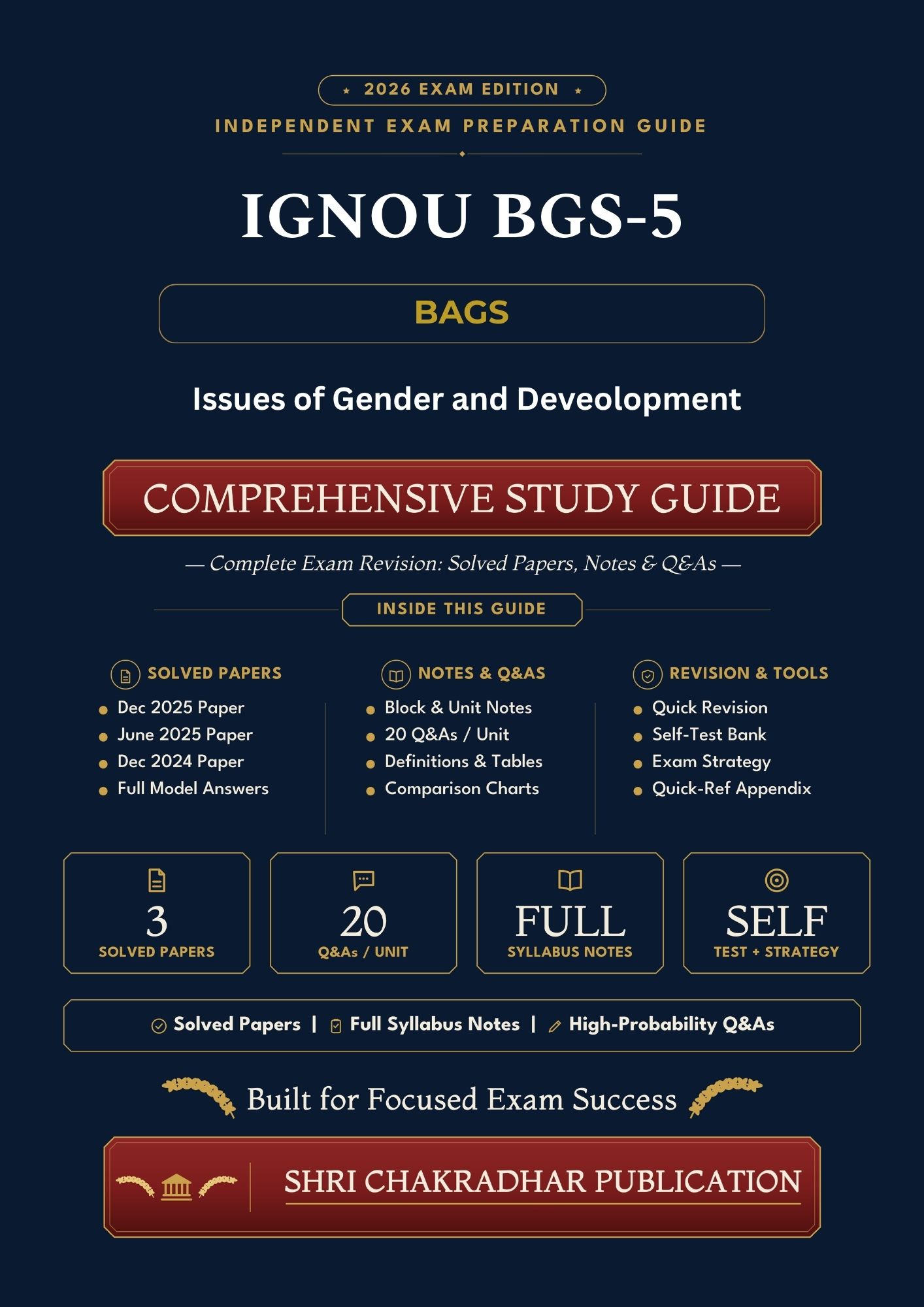 IGNOU BGS-005 Book (Issues of Gender and Development) | Study Guide