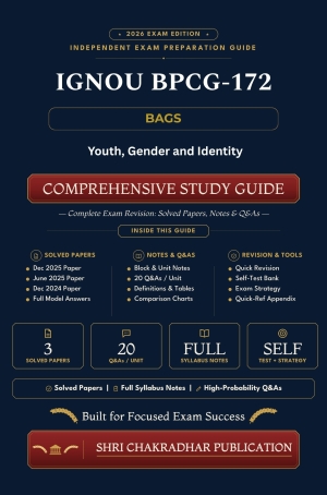 IGNOU BPCG-172 Book (Youth, Gender and Identity) | Study Guide