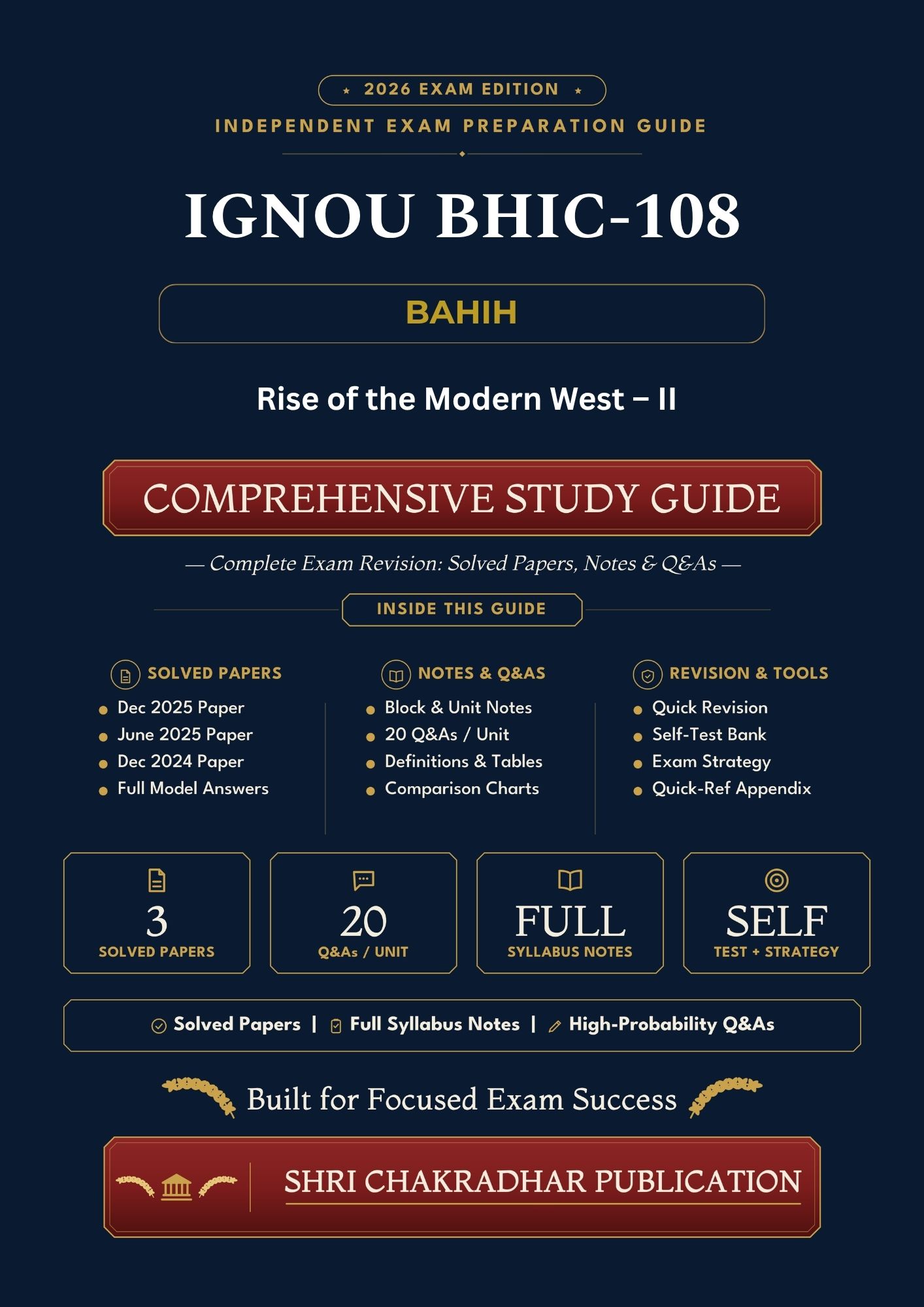 IGNOU BHIC-108 Book (Rise of the Modern West-II) | Study Guide