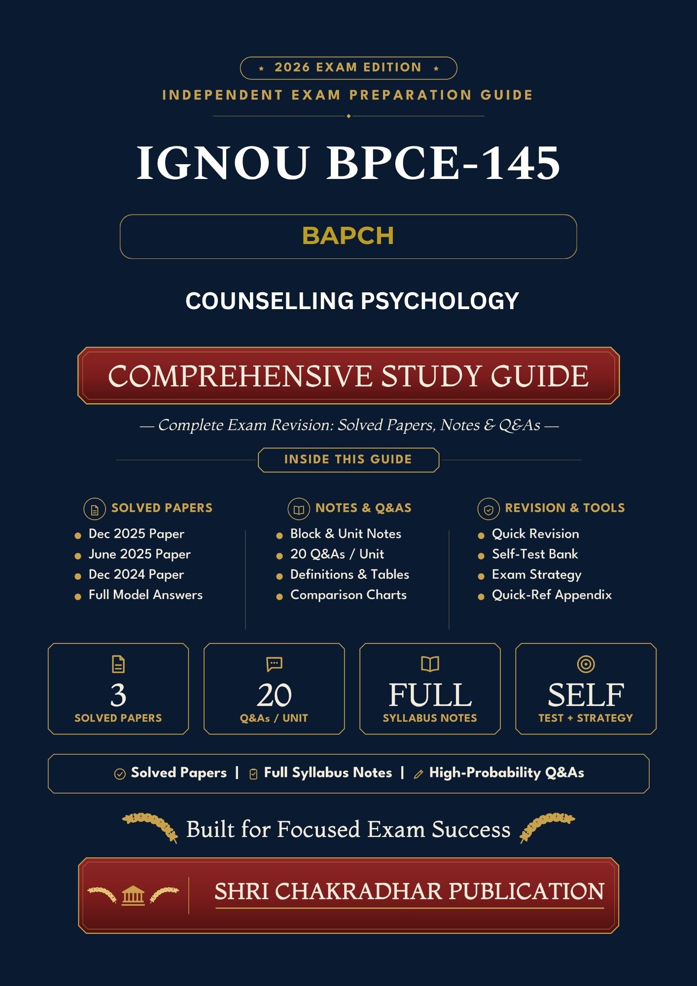 IGNOU BPCE-145 Book (Counselling Psychology) | Study Guide