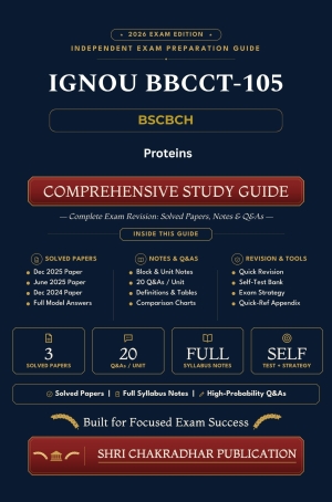 IGNOU BBCCT-105 Book (Proteins) | Study Guide