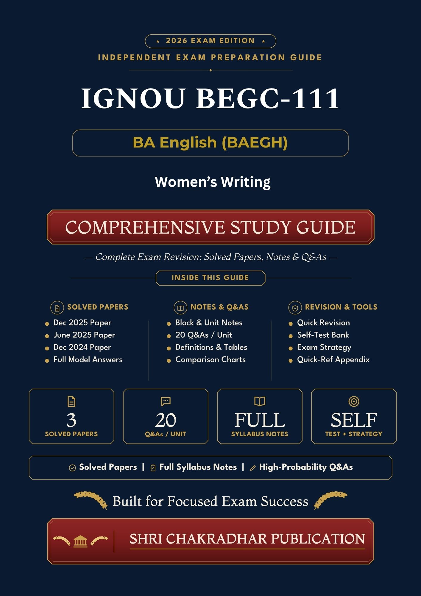 IGNOU BEGC-111 Book (Women’s Writing) | Study Guide