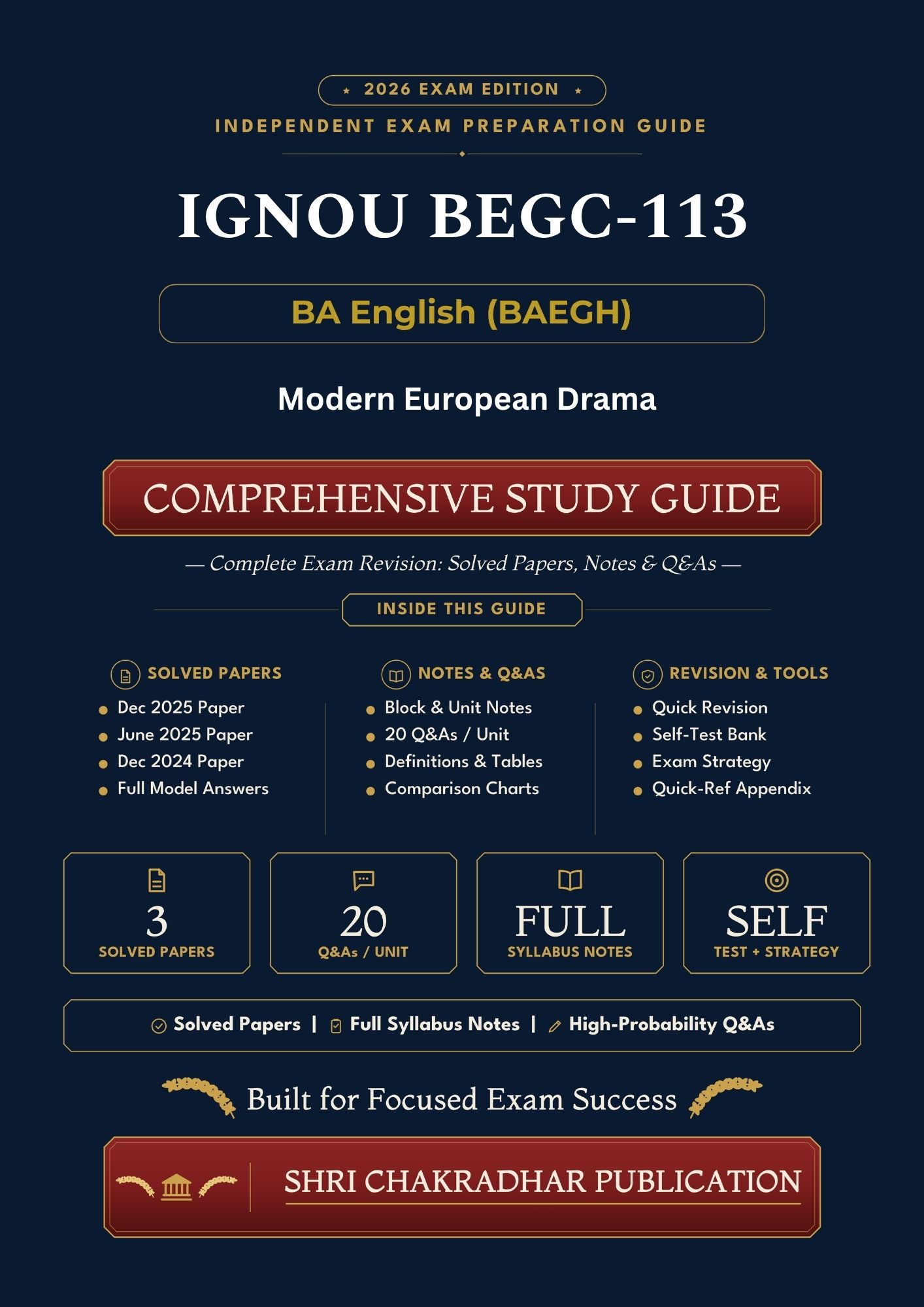 IGNOU BEGC-113 Book (Modern European Drama) | Study Guide