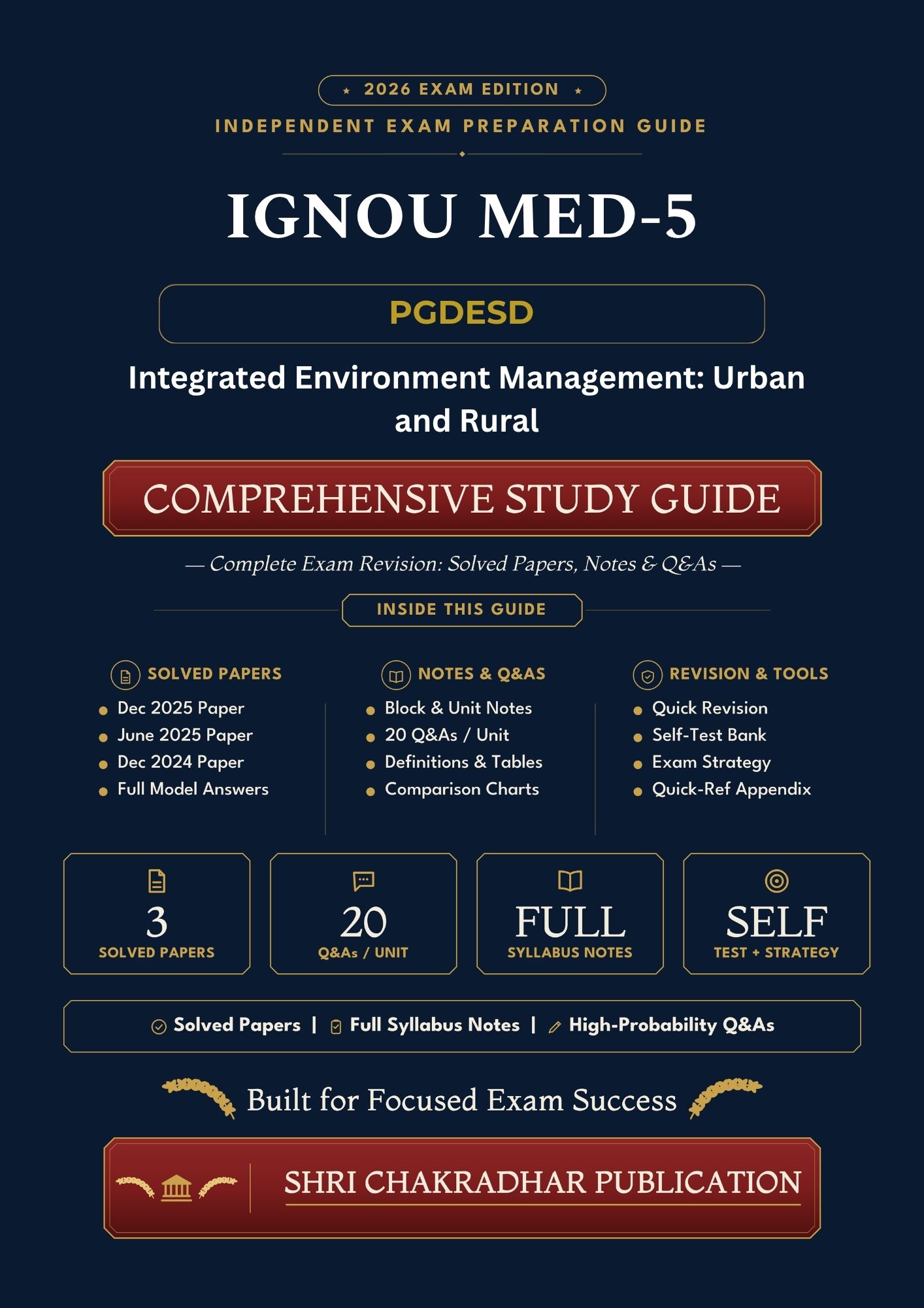 IGNOU MED-005 Book (Integrated Environment Management: Urban and Rural) | Study Guide