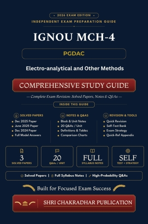 IGNOU MCH-004 Book (Electroanalytical and Other Methods) | Study Guide