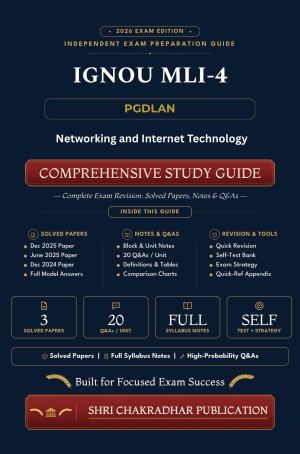 IGNOU MLI-004 Book (Networking and Internet Technology) | Study Guide