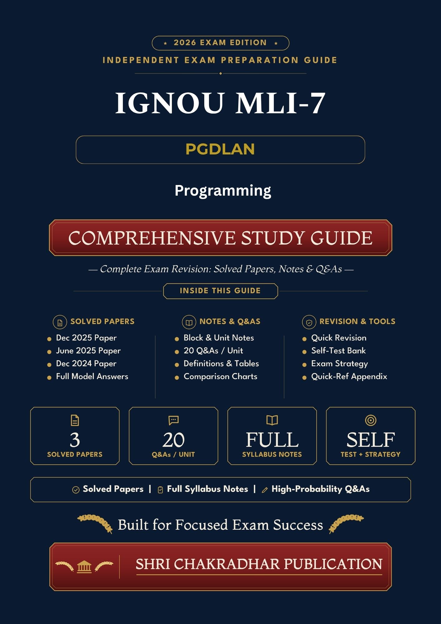 IGNOU MLI-007 Book (Programming) | Study Guide