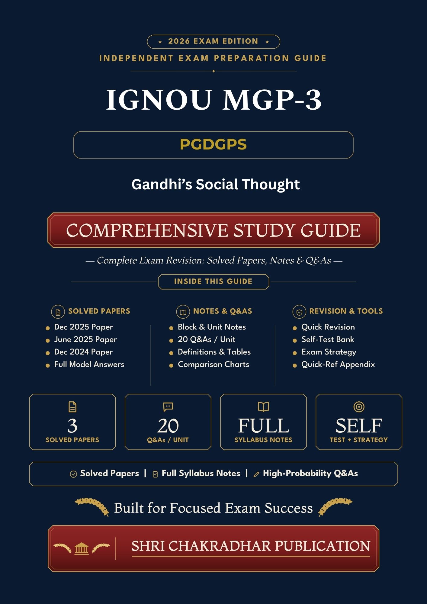 IGNOU MGP-003 Book (Gandhi’s Social Thought) | Study Guide