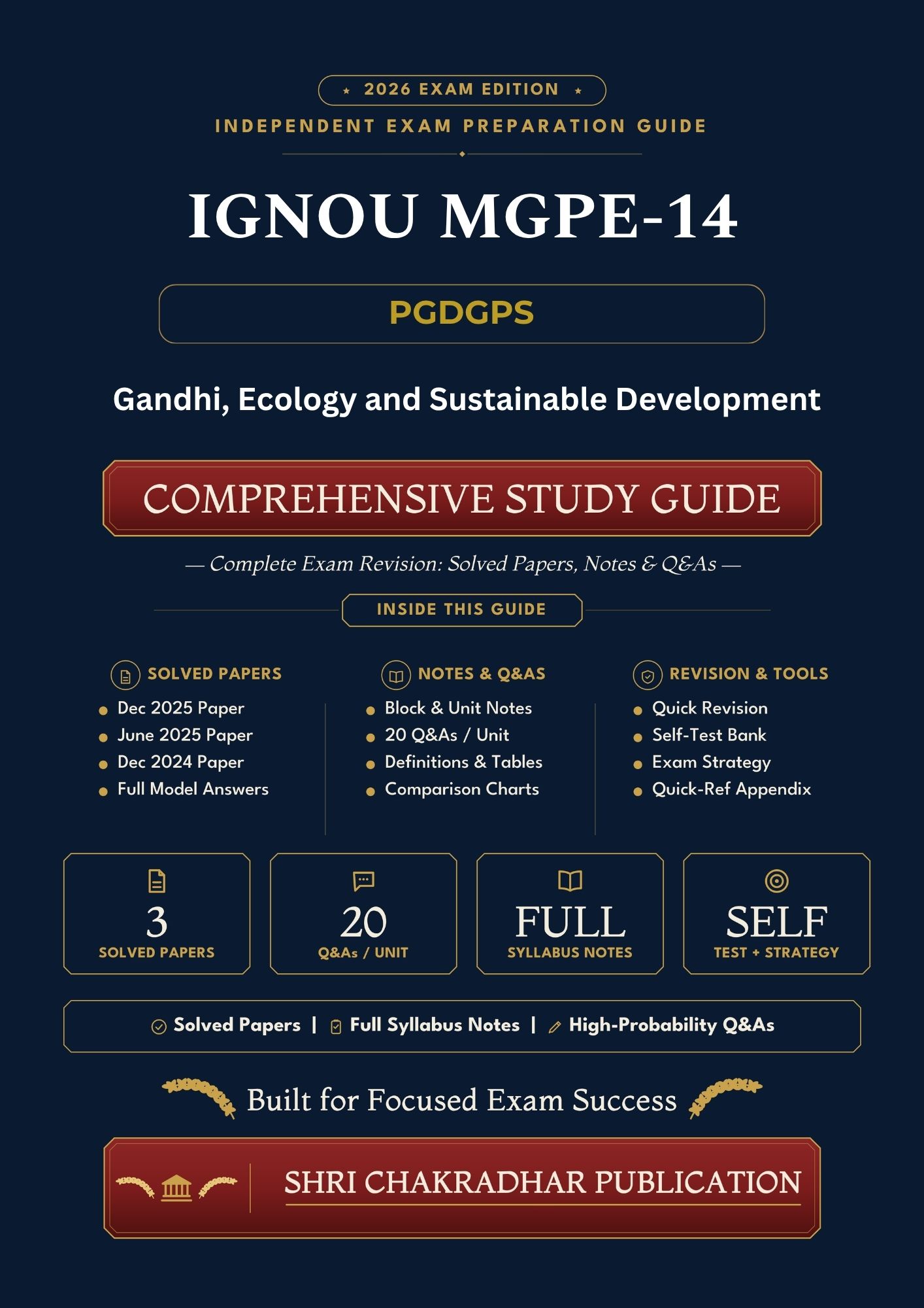 IGNOU MGPE-014 Book (Gandhi: Ecology and Sustainable Development) | Study Guide